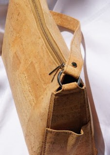 Green Tree Boutiques Ladies Cork Handbag made wtih sustainable cork and vegan leather