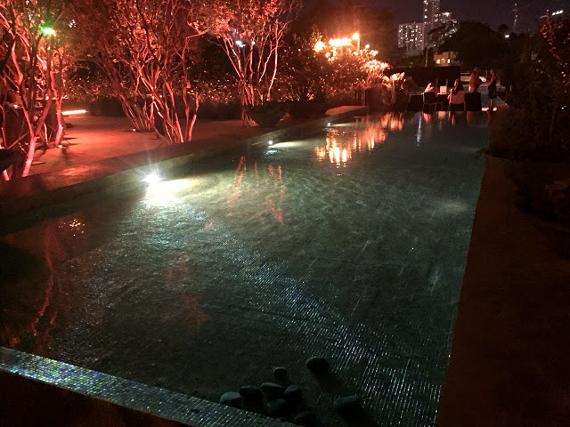 A Magical Evening At Sacred Space Miami reflecting pool