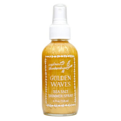 Captain Blankenship Golden Waves Sea Salt Shimmer Spray