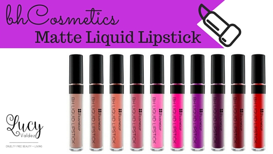 bhcosmetics liquid lipstick long wearing matte lipstick