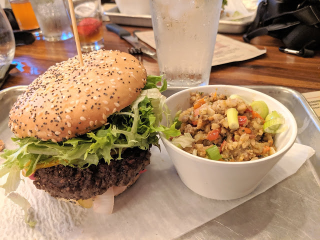 Tucker-Duke's-Toothless-Impossible-Burger-with-Dirty-Rice