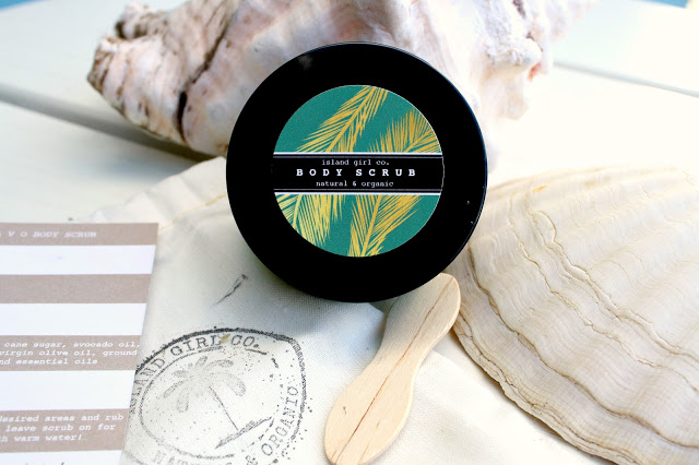 Image of the Island Girl Co. Avo Body Scrub packaging