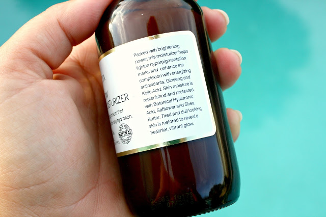 Valentia Pure Glow Brightening Moisturizer key ingredients