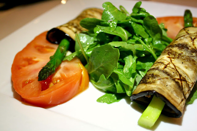 Cafe Med Ristorante Grilled Eggplant & Asparagus