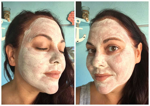 valentia skin detoxifying clay mask selfie