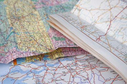 Reading Maps for a Road Trip