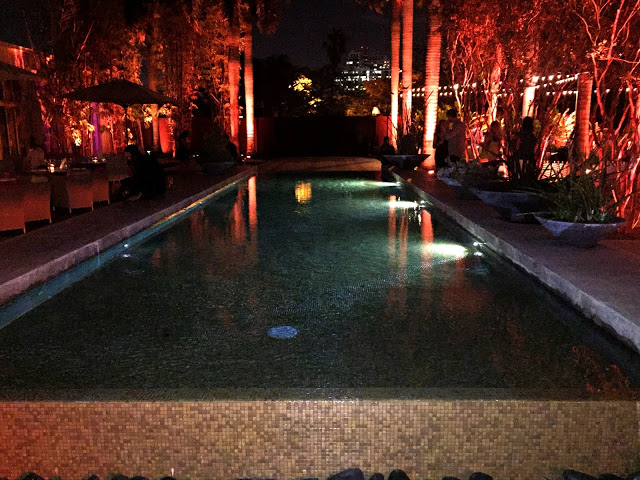 A Magical Evening At Sacred Space Miami reflection pool