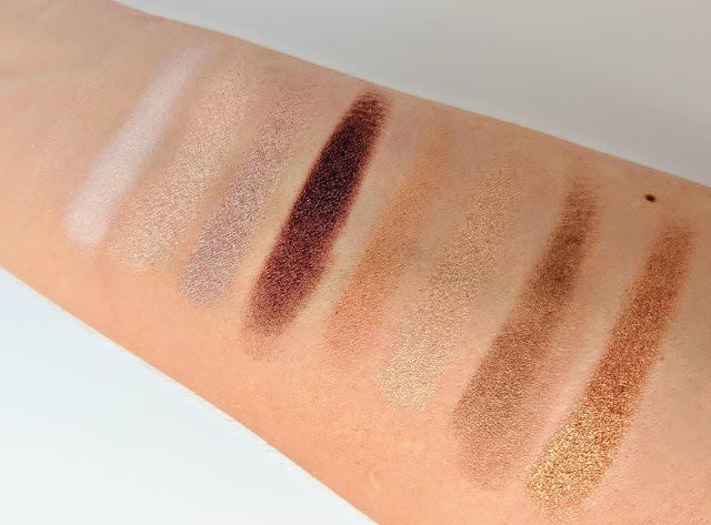 B-Glowing Beauty Illuminate + Shine Palette Swatches