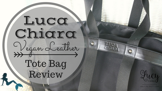 Luca Chiara Vegan Leather Tote Bag Review blog title