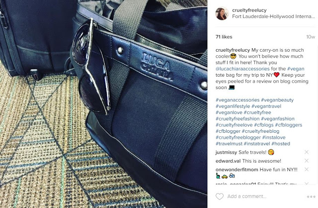 Luca Chiara Vegan Leather Tote Bag Review IG Post