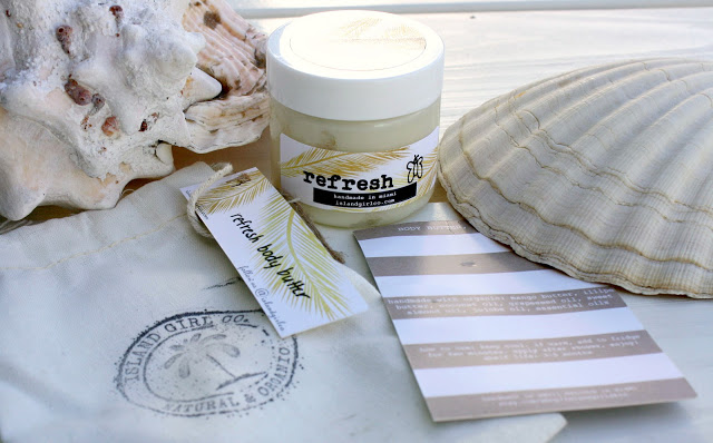 Image of the Island Girl Co. Refresh Body Butter packaging