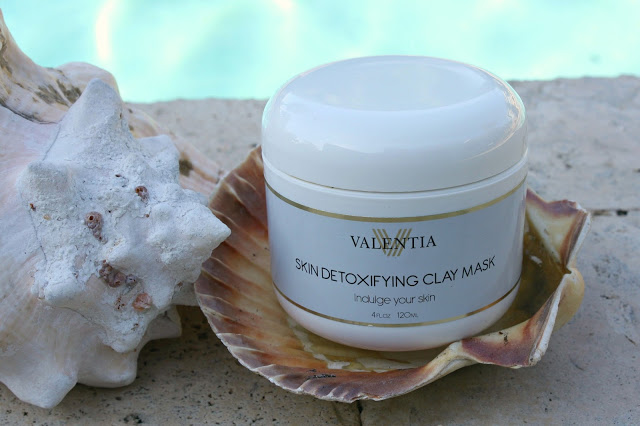 valentia skin detoxifying clay mask packaging