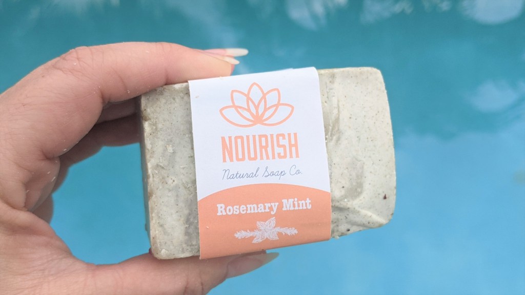 Nourish Natural Soap Co Rosemary Mint Soap Bar